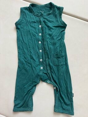 Kyte BABY Deep Teal Tank Romper